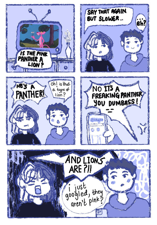Comics: Pink panther