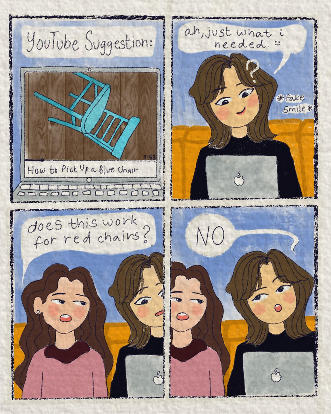 Comics: YouTube suggestions